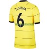 Maillot de Supporter Chelsea Thiago Silva 6 Extérieur 2021-22 Pour Homme